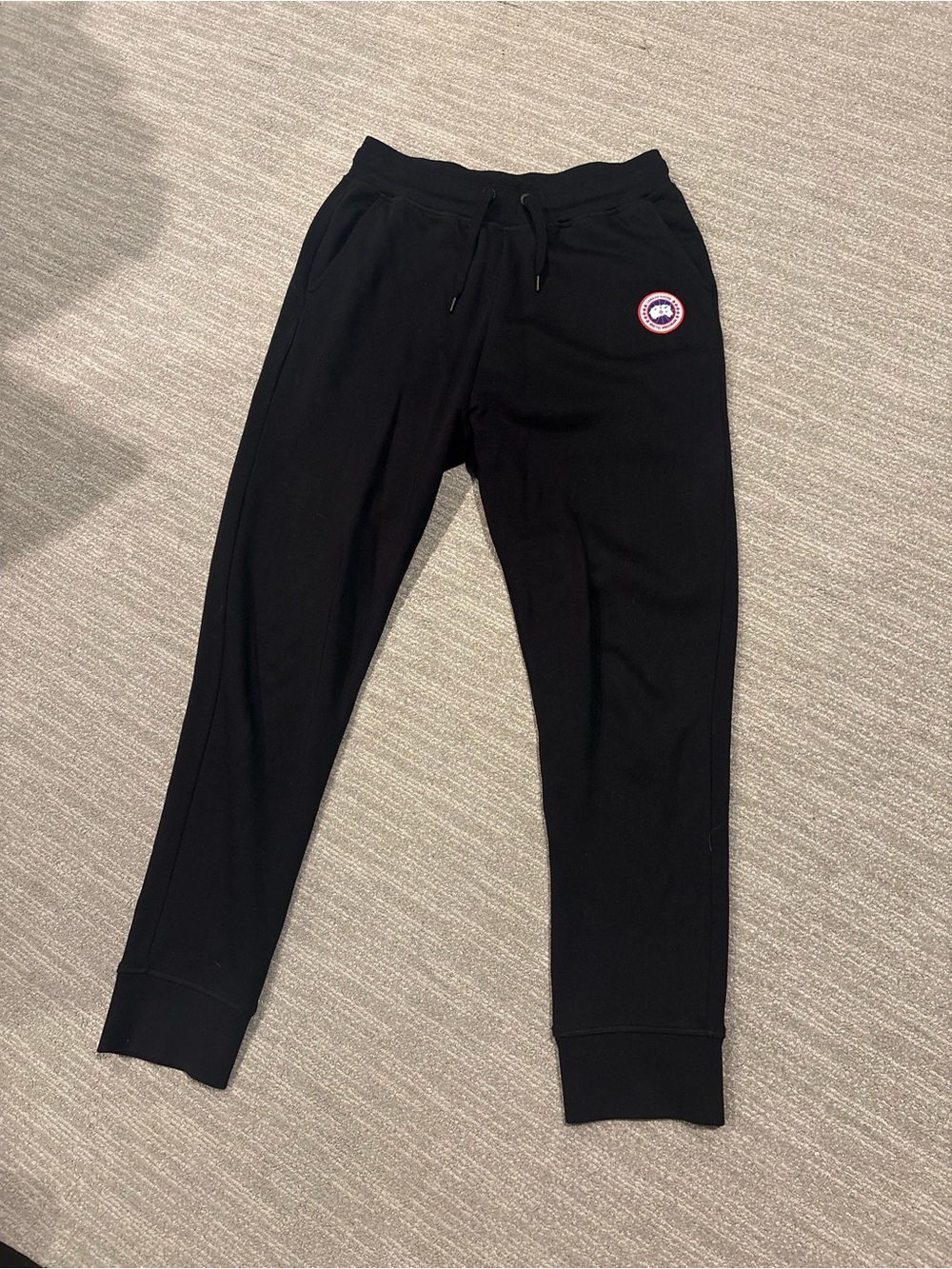 Canada Goose Black Logo Jogger Pants